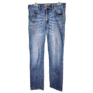 Lee Straight Fit Straight Leg Stone Washed Jeans Size 34x34